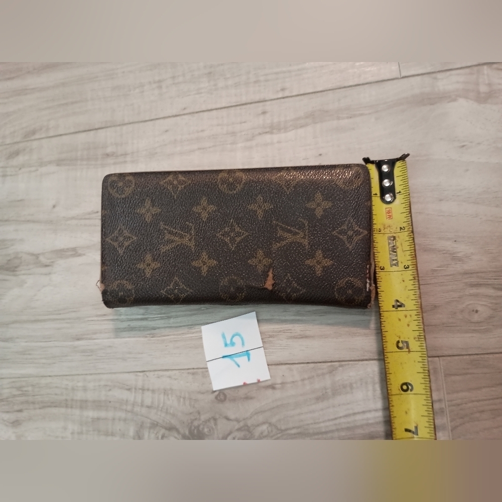LOUIS VUITTON PORTE FOUIL BROZA MONOGRAM CANVAS Brown PVC WOMEN'S Used - Picture 12 of 13